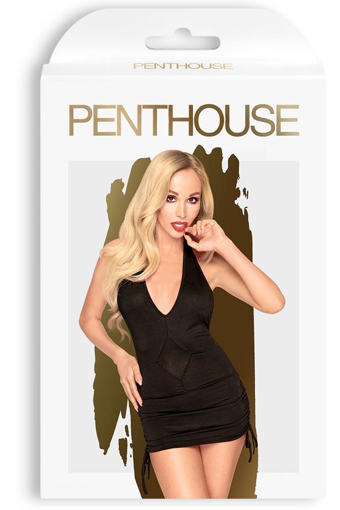 Γυναικείο Φόρεμα Penthouse Earth Shaker Μαύρο PH18004