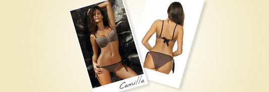 Γυναικείο Μαγιό Μπικίνι Camila Dark Taupe - Sexy Chic in the beach - Blog Sexy Εσώρουχα - E-string.gr