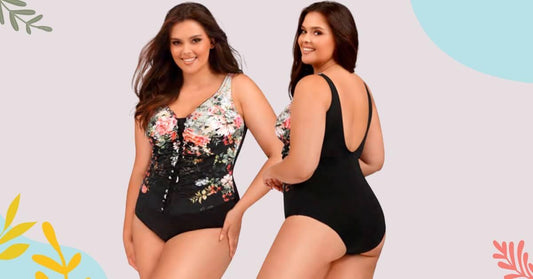 ολόσωμο μαγιό Lorin Floral Black