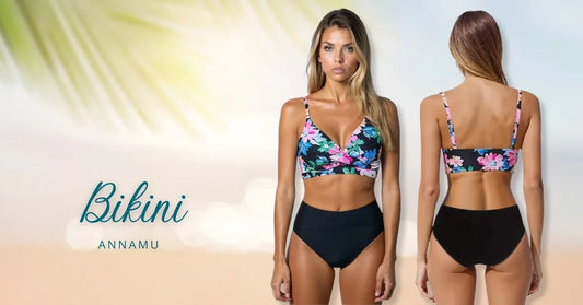 Μαύρο Φλοράλ Μπικίνι Annamu: Το Καλοκαιρινό Must-Have με Ρομαντική Διάθεση