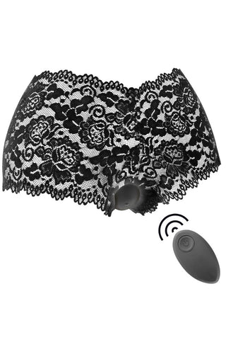 Γυναικείο boxer με δόνηση Blacksilver Zara με ασύρματο τηλεχειριστήριο.