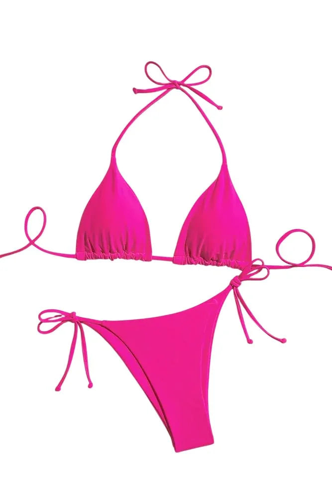 Γυναικείο Μαγιό Bikini Set Annamu Ροζ A-1086 - Image 3