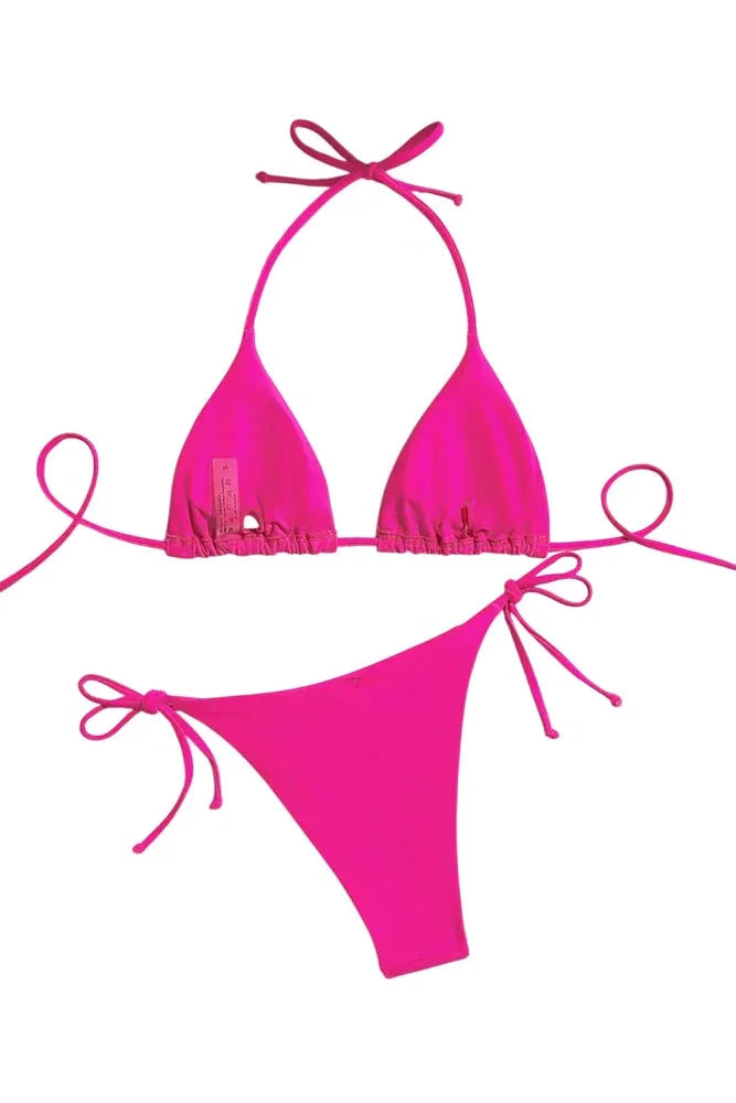 Γυναικείο Μαγιό Bikini Set Annamu Ροζ A-1086 - Image 4