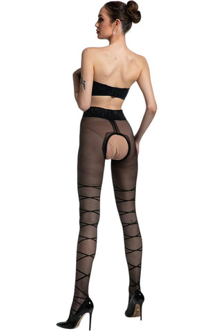 Καλσόν Αυτοκινήτου - Amour Dominatrice Μαύρο AM-Dominatrice πίσω όψη