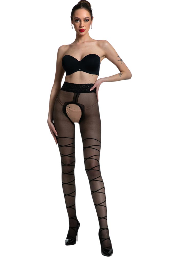 Καλσόν Αυτοκινήτου - Amour Dominatrice Μαύρο AM-Dominatrice