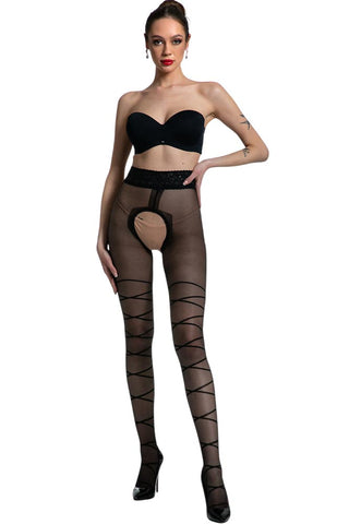 Καλσόν Αυτοκινήτου - Amour Dominatrice Μαύρο AM-Dominatrice