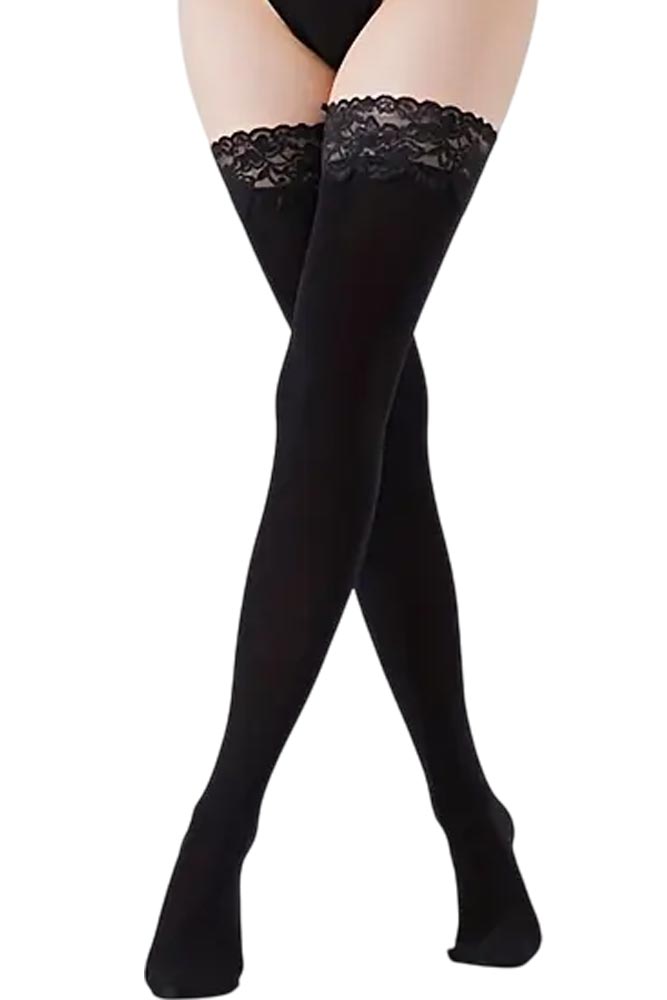 Αισθησιακές κάλτσες ζαρτιέρας σε μαύρο χρώμα 70DEN