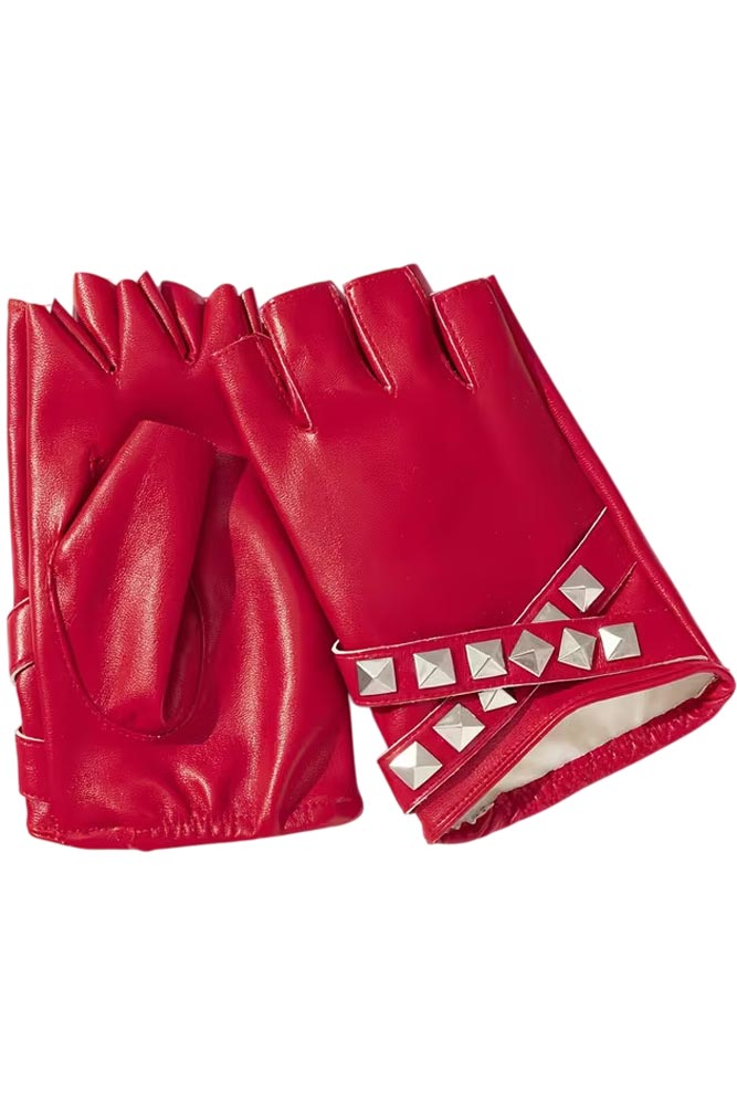 Fashion κόκκινα γάντια δερματίνης μοντέρνου σχεδιασμού