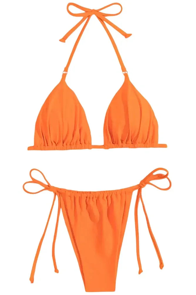 Γυναικείο Μαγιό Brazil Annamu Πορτοκαλί A-1053 - Image 3