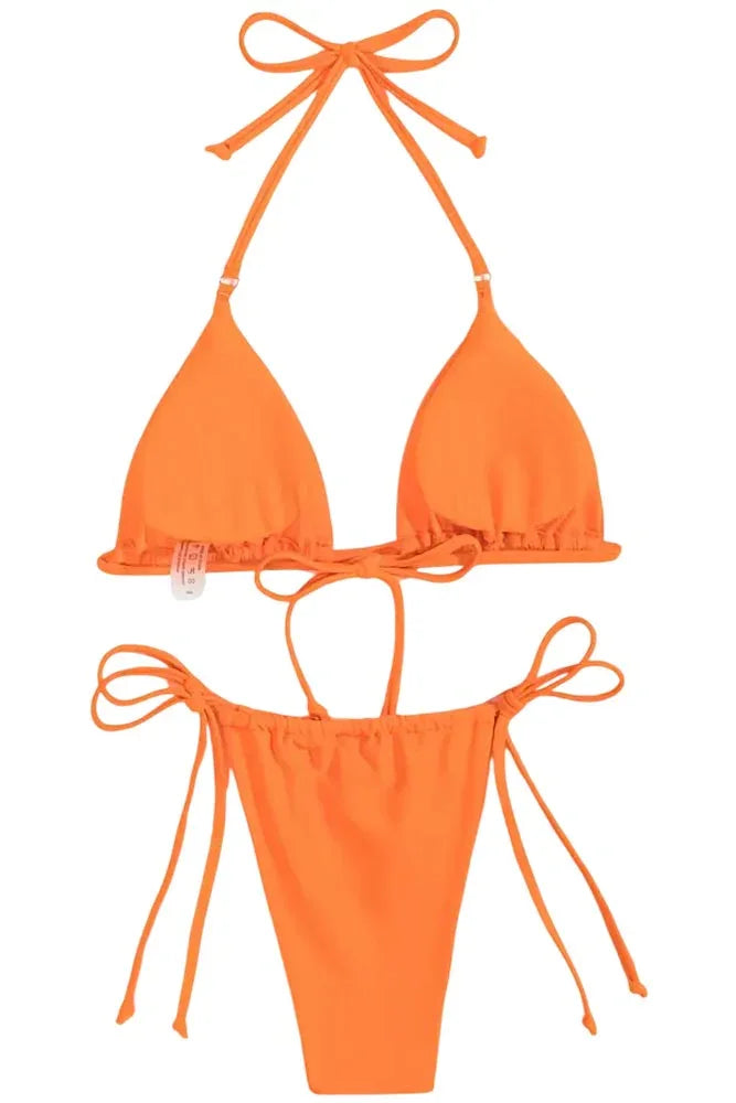 Γυναικείο Μαγιό Brazil Annamu Πορτοκαλί A-1053 - Image 4