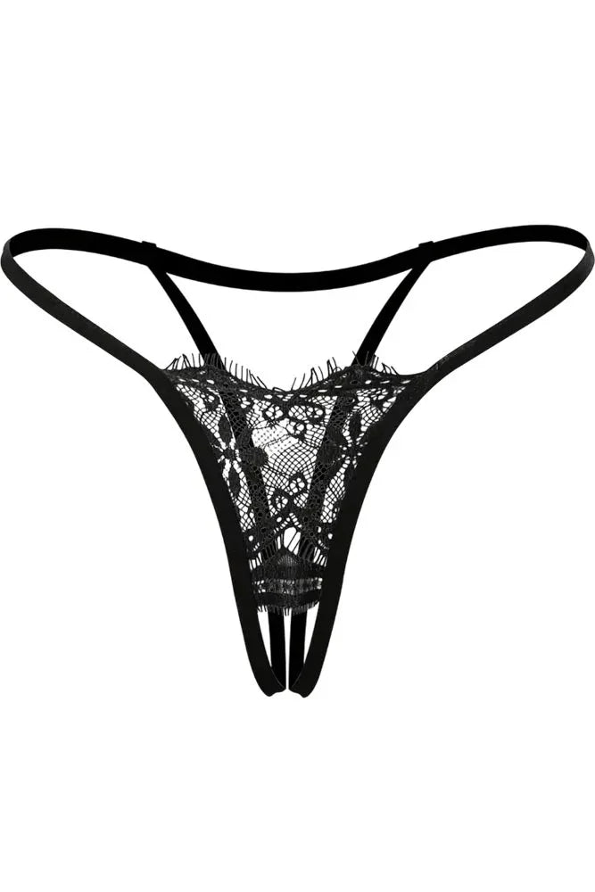 Εσώρουχο Annamu String Μαύρο A-1100