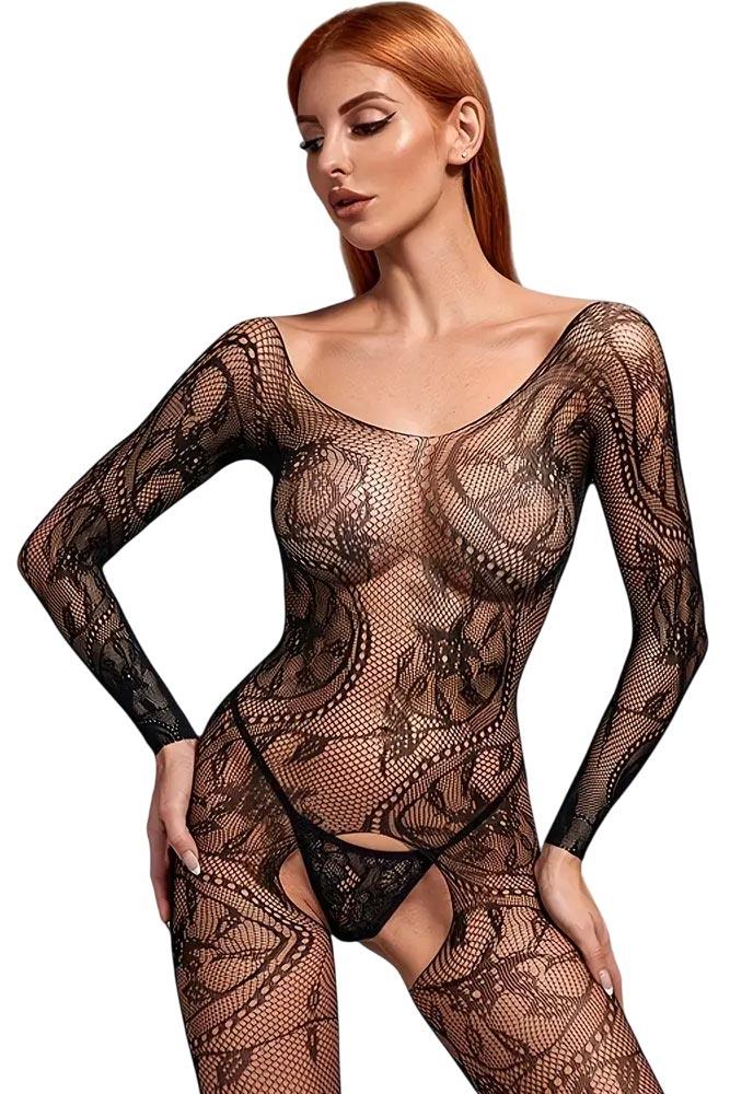 Ολόσωμο καλσόν Αυτοκινήτου Annamu Μαύρο A-1098