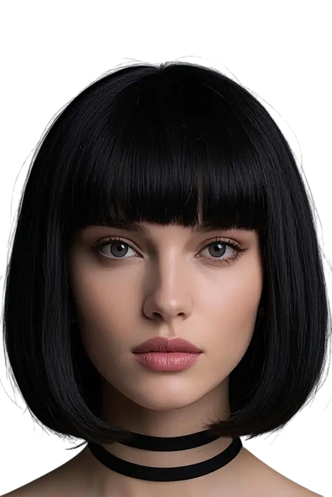 Περούκα Annamu Μαύρη A-1101