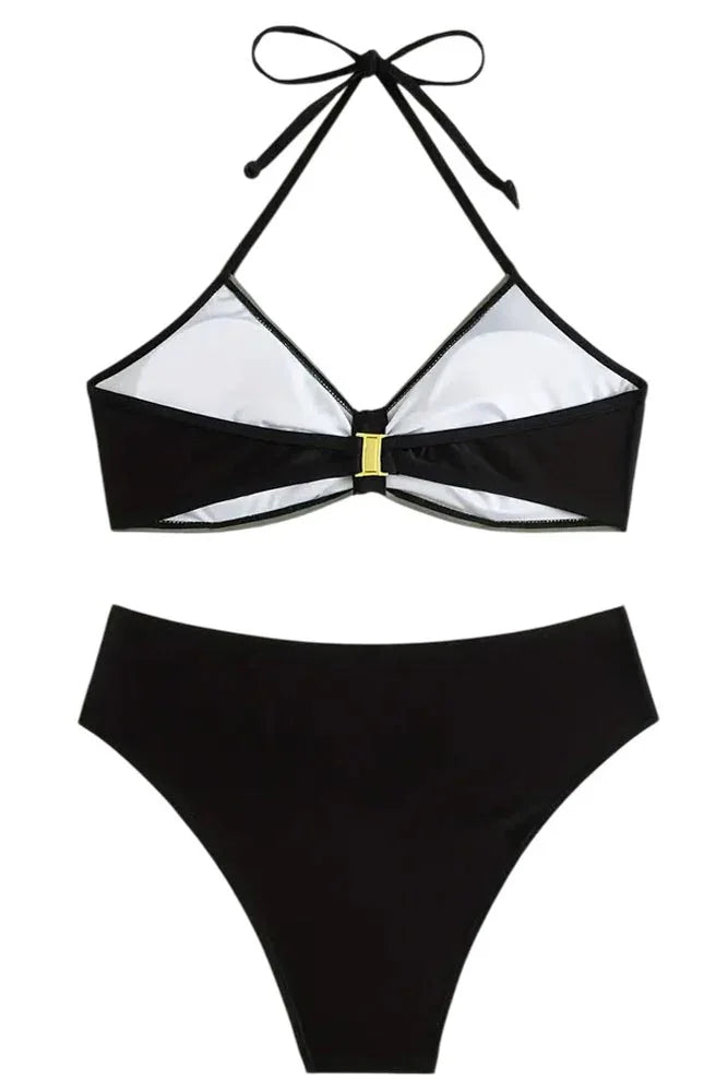 Γυναικείο Μαγιό Annamu Μαύρο Πράσινο A-1083 - Image 4