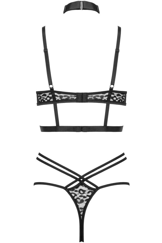 Strappy thong με ενισχυμένο καβάλο και ασορτί σχεδιασμό