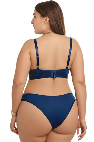 Γυναικείο Set Plus Size Annamu Μπλε A-1117