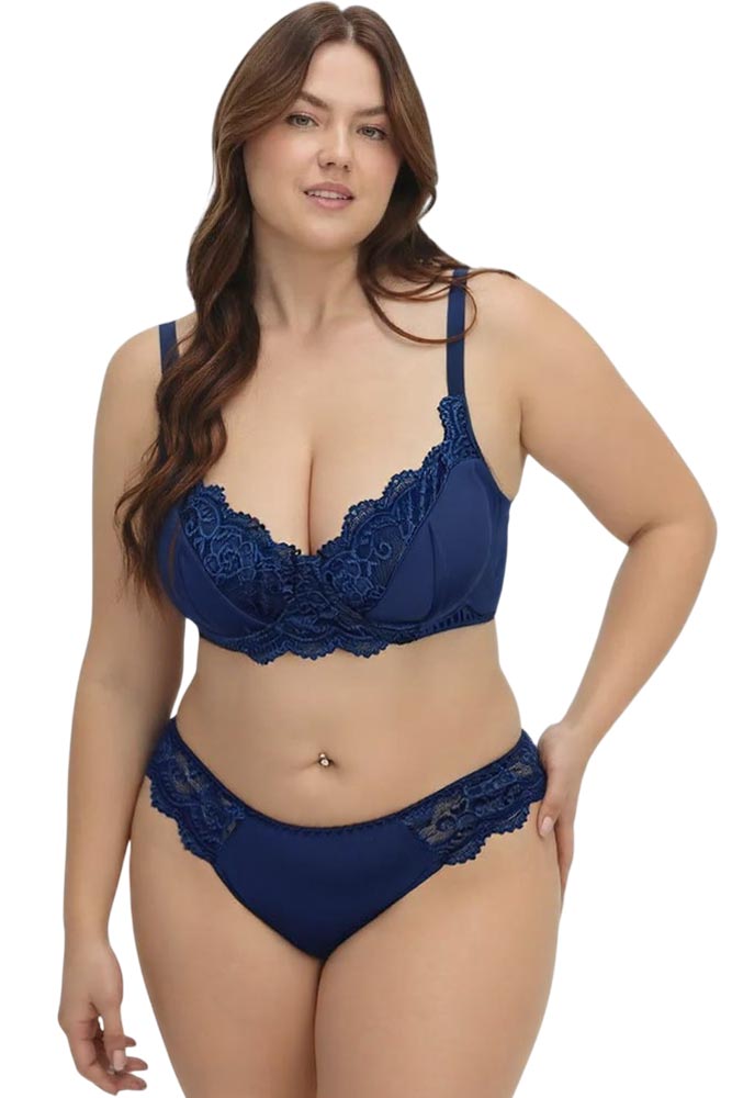 Γυναικείο Set Plus Size Annamu Μπλε A-1117