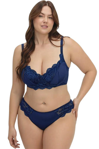 Γυναικείο Set Plus Size Annamu Μπλε A-1117