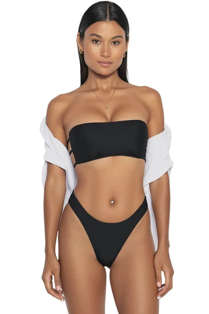 Γυναικείο Μαγιό String Annamu Μαύρο A-1061