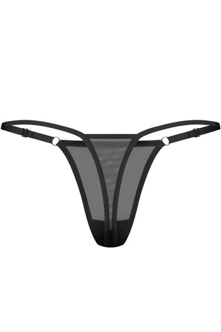 Διαφανές lingerie thong με ελαστικό mesh ύφασμα και σέξι design