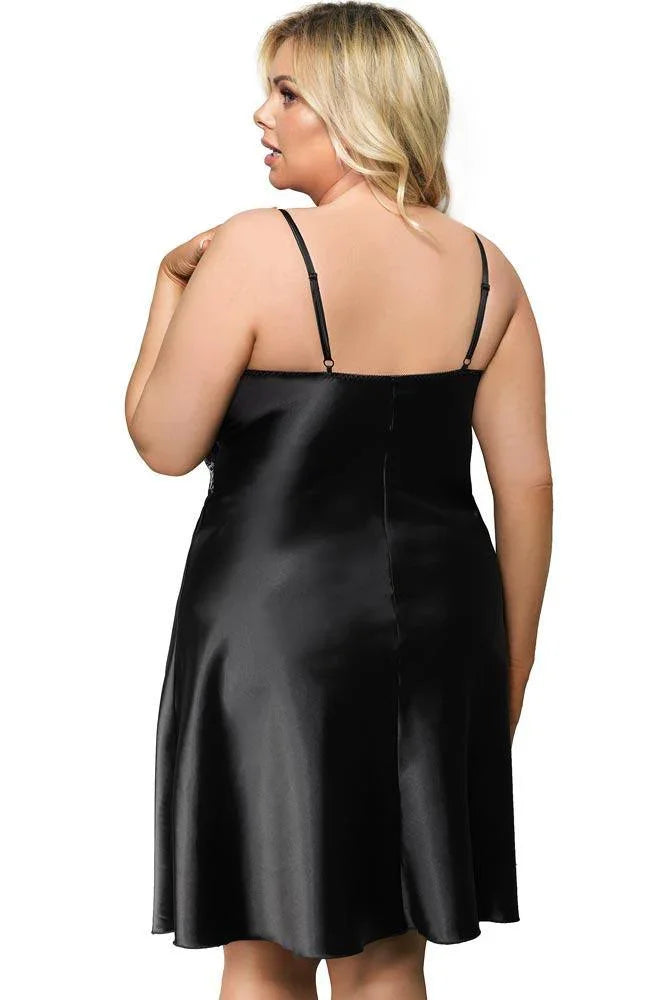 Gorsenia - Γυναικείο Babydoll - Gorsenia Fantasy Μαύρο K-512-Black - E-string.gr