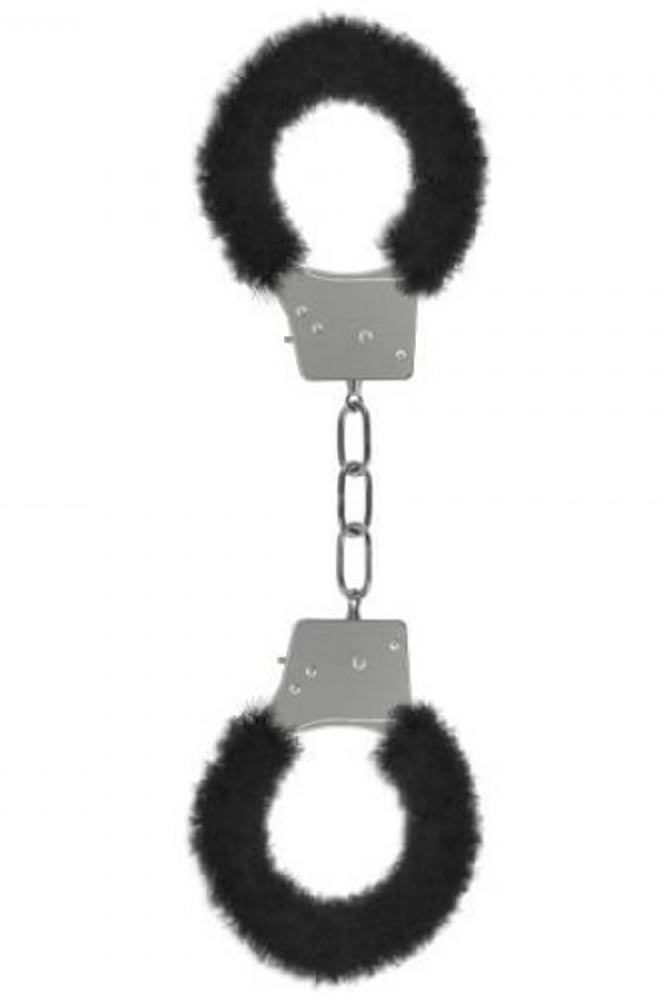 Ouch! - Χειροπέδες - Furry Biginners Handcuffs Μαύρες S4F03030 - E-string.gr