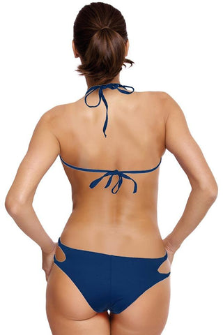 SLP - Γυναικείο Μαγιό - Bikini Brazil Σκούρο μπλε ES3402-Blue - E-string.gr
