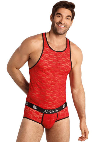 Anais - Ανδρικό T-Shirt - Anais Brave T-Shirt Κόκκινο AN-Brave-Tshirt - E-string.gr