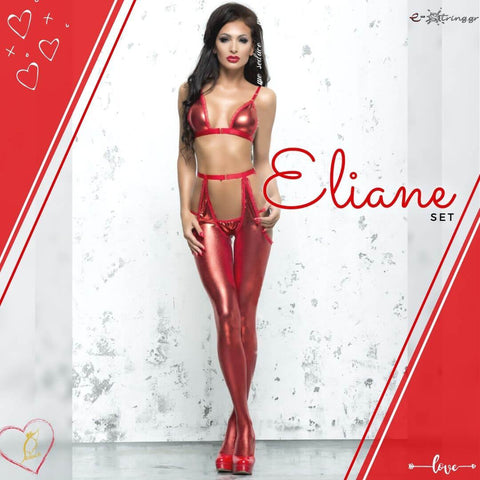 Seduce Me - Γυναικείο Set - Me Seduce Eliane Set Κόκκινο MS10027 - E-string.gr
