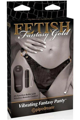 Vibrating underwear - Gold Vibrating Fantasy Panty S4F04796 E-string.gr Vibrating underwear - Gold Vibrating Fantasy Panty S4F04796 E-string.gr