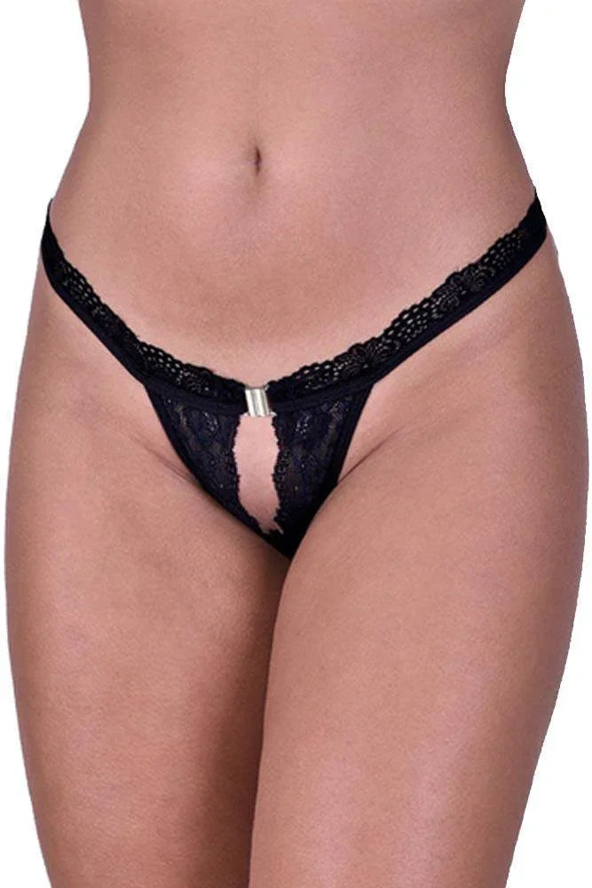 Sensualle Lingerie - Γυναικείο Εσώρουχο - Sensualle Gretchen Black Μαύρο SL0990 - E-string.gr