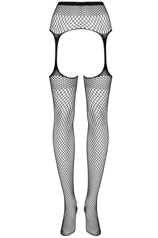 Obsessive - Καλσόν-ζαρτιέρα - Obsessive Plus Size Garter stockings S815 Μαύρες OB3115 - E-string.gr
