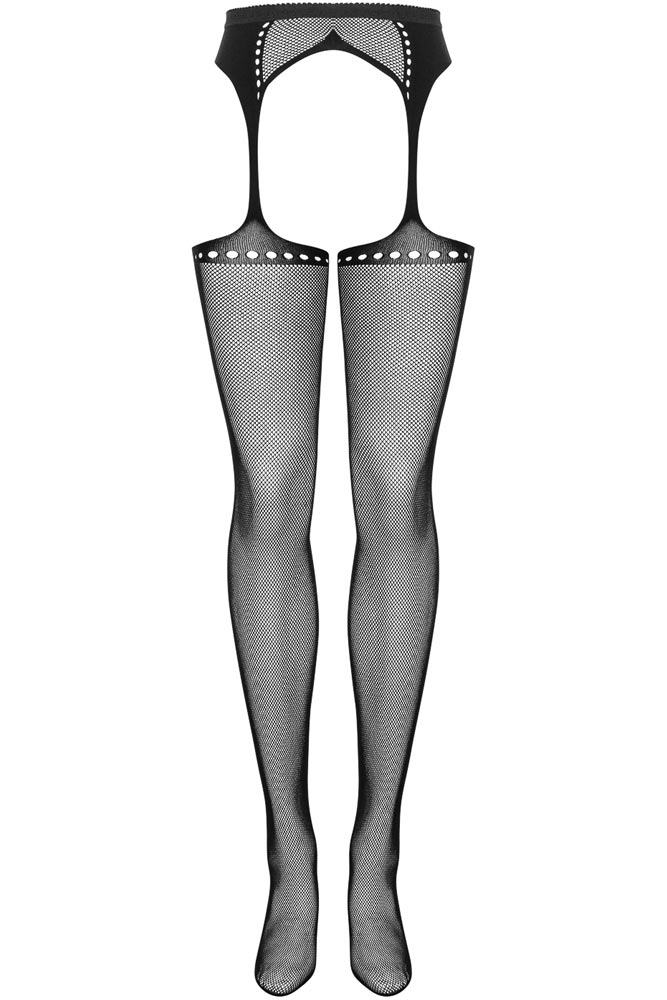 Obsessive - Καλσόν-ζαρτιέρα - Obsessive Garter stockings S314 Μαύρες OB2690 - E-string.gr