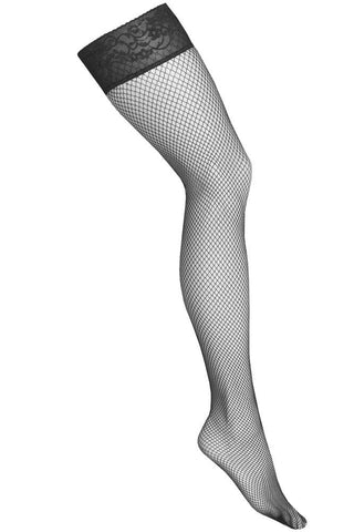 Kotek - Κάλτσες με δίχτυ και σιλικόνη - Kotek Μαύρες KO-H014-Black - E-string.gr