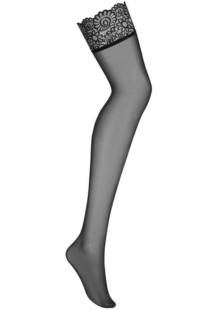 Obsessive - Κάλτσες με δαντέλα - Obsessive Mixty stockings Μαύρες OB5448 - E-string.gr