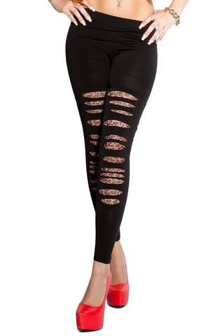 KouCla - Κολάν - Sexy seamless leggings with cut-outs LE9806 - E-string.gr
