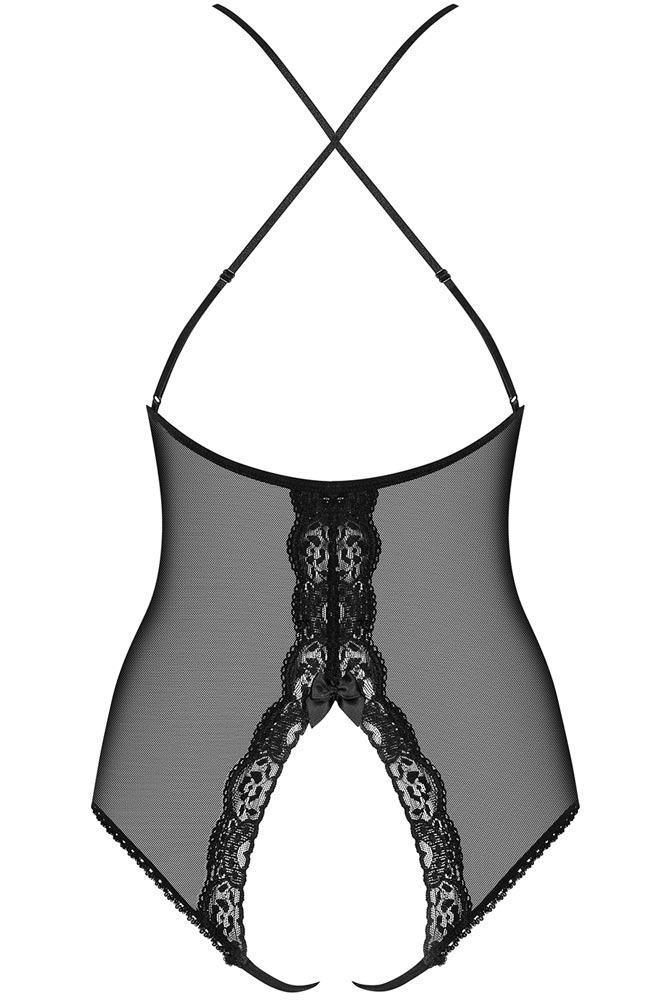 Obsessive - Γυναικείο κορμάκι - Obsessive 841 teddy Μαύρο OB5180 - E-string.gr