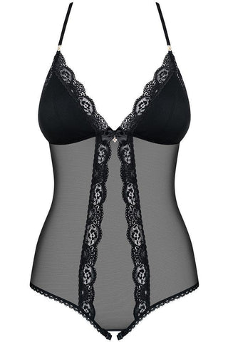 Obsessive - Γυναικείο κορμάκι - Obsessive 841 teddy Μαύρο OB5180 - E-string.gr