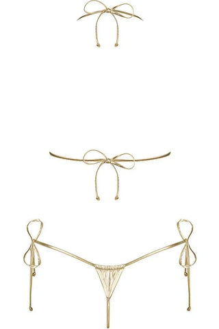 Obsessive - Γυναικείο Μαγιό - Μπικίνι Obsessive Bella Vista Χρυσό OB5790 - E-string.gr