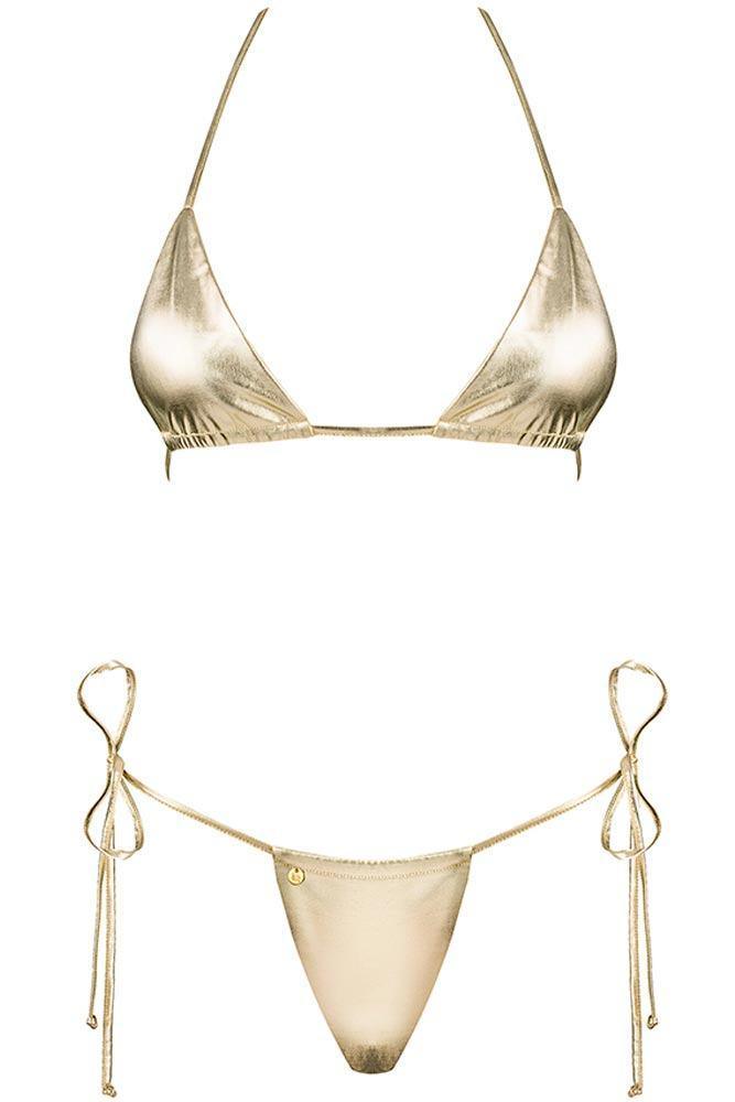 Obsessive - Γυναικείο Μαγιό - Μπικίνι Obsessive Bella Vista Χρυσό OB5790 - E-string.gr