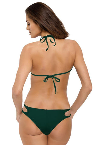 SLP - Γυναικείο Μαγιό - Bikini Brazil Κυπαρισσί ES3402-Green - E-string.gr