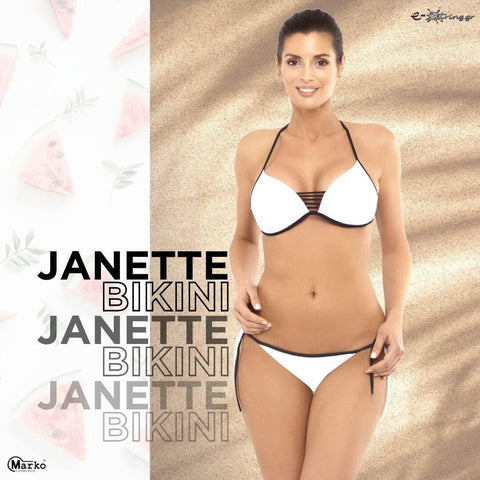 Marko - Γυναικείο Μαγιό - Μπικίνι Janette Λευκό M-547-White - E-string.gr