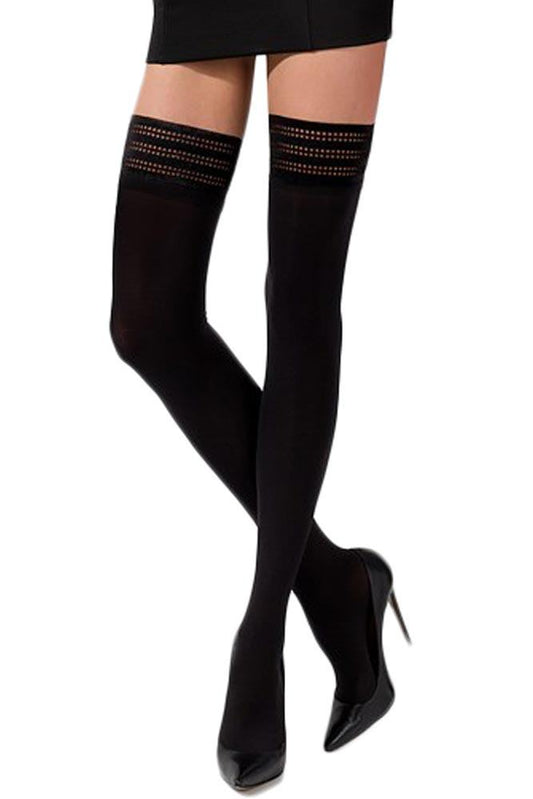 Passion - Κάλτσες 80 DEN - Μαύρες ST006 - E-string.gr