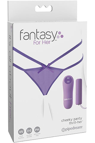 Fetish Fantasy Series - Εσώρουχο με δόνηση - Fantasy for her cheeky panty μωβ S4F014246 - E-string.gr