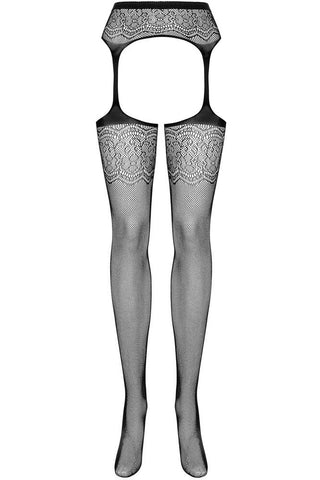 Obsessive - Καλσόν-ζαρτιέρα - Garter stockings S207 Black - E-string.gr