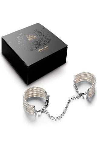 BIJOUX INDISCRETS - Χειροπέδες - Plaisir Nacre Pearl Handcuffs Pearl S4F05670 - E-string.gr