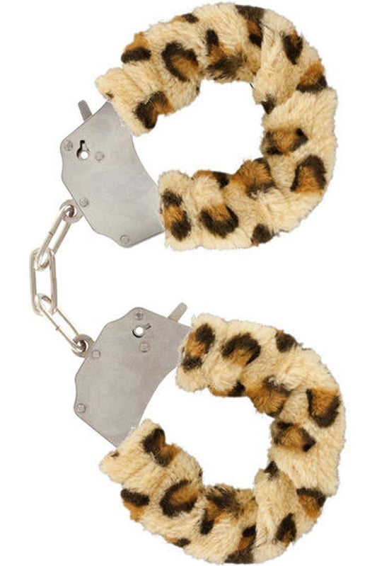 Ouch! - Χειροπέδες - Furry Handcuffs Leopard S4F07937 - E-string.gr